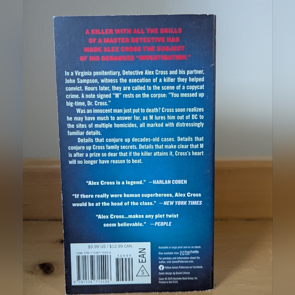 James Patterson Alex Cross Book Set - Picture 13 of 13